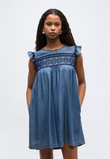 Джинсовое платье