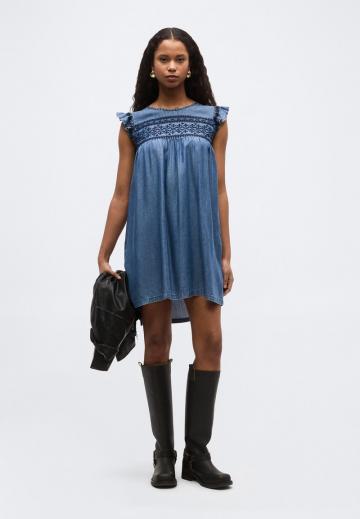 Джинсовое платье