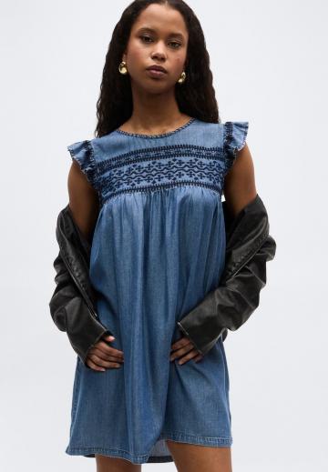 Джинсовое платье