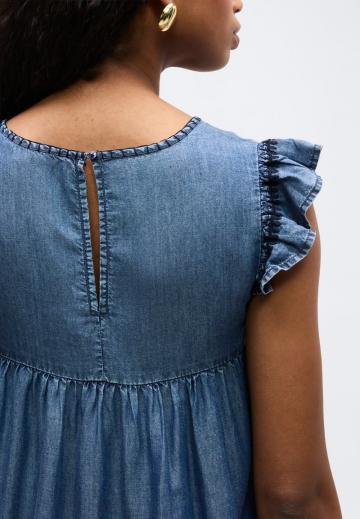 Джинсовое платье