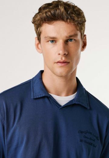 Поло с длинным рукавом
