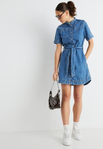 Джинсовое платье