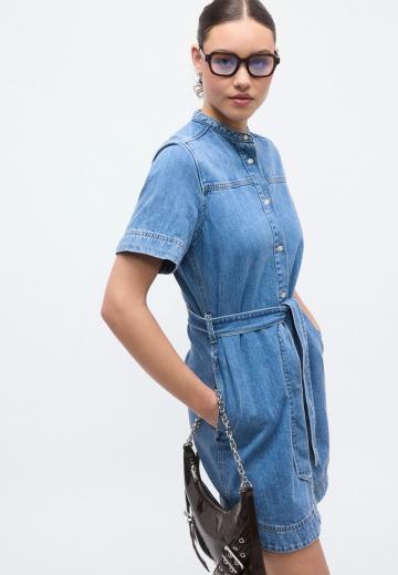 Джинсовое платье