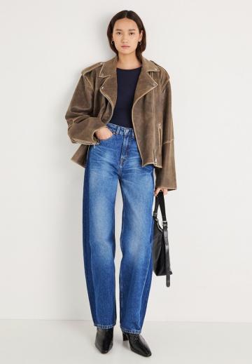 Прямые джинсы