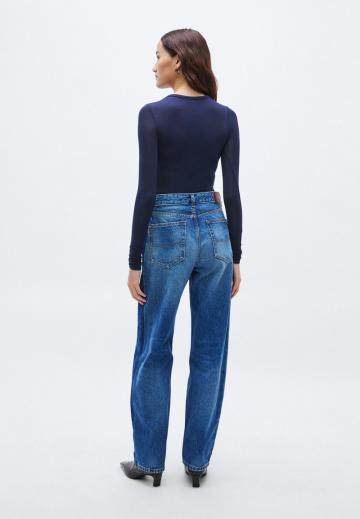 Прямые джинсы