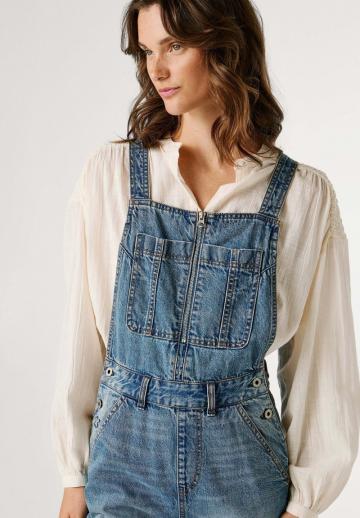 Джинсовый комбинезон