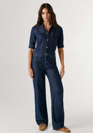 Джинсовый комбинезон