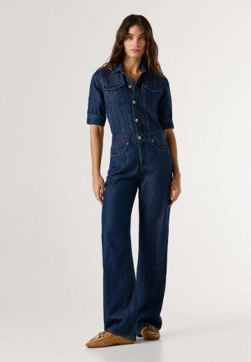Джинсовый комбинезон