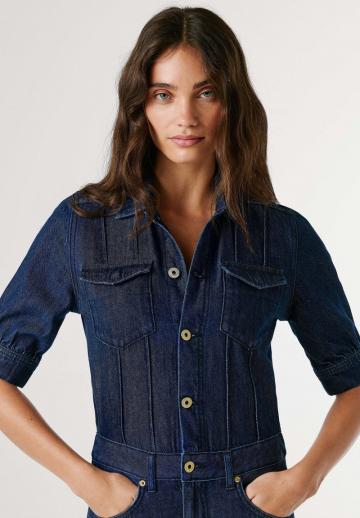 Джинсовый комбинезон