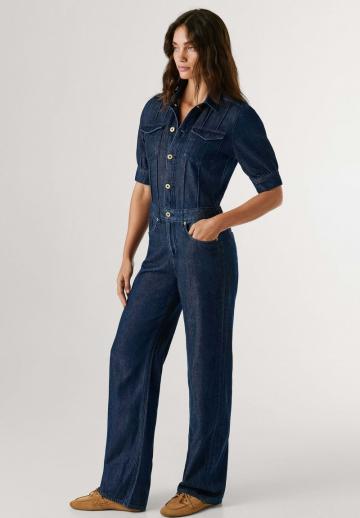 Джинсовый комбинезон