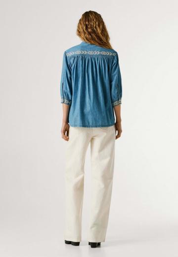 Джинсовая блузка