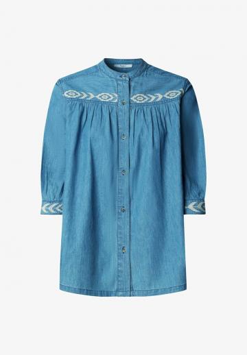 Джинсовая блузка