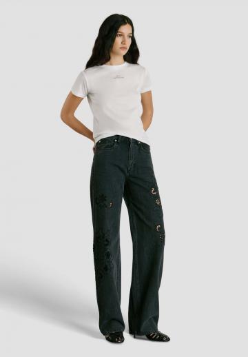 Прямые джинсы