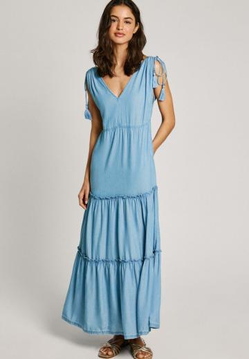 Джинсовое платье