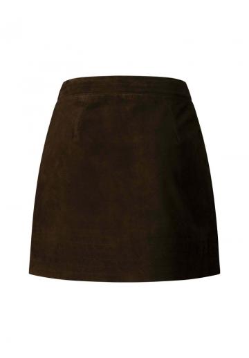 Кожаная юбка