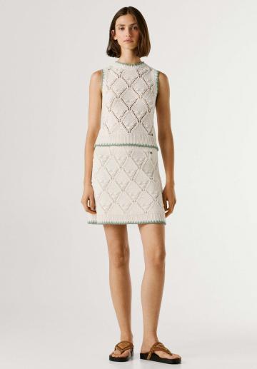 Пуловер без рукавов