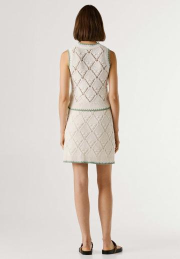 Пуловер без рукавов