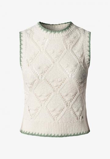 Пуловер без рукавов