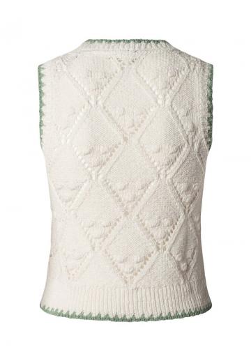 Пуловер без рукавов