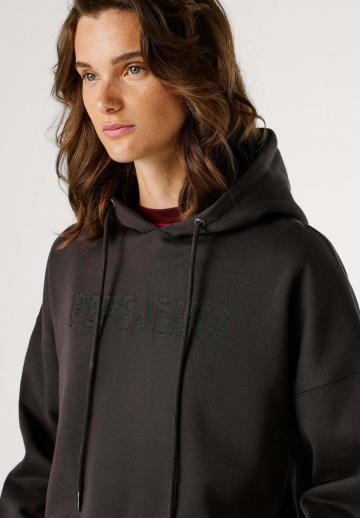 Пуловер с капюшоном