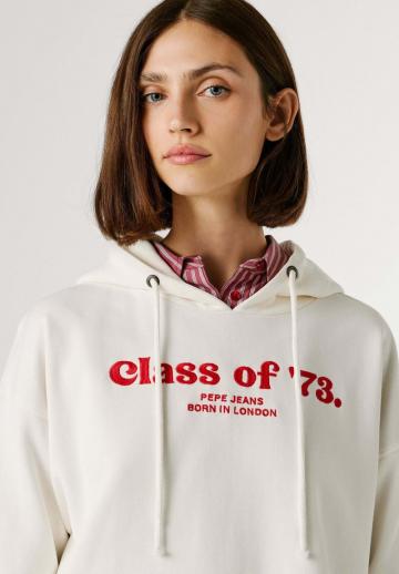 Пуловер с капюшоном