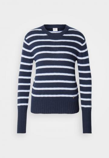 Пуловер в полоску