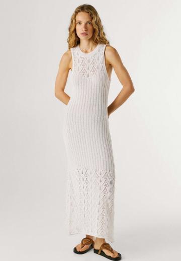 Вязаное платье