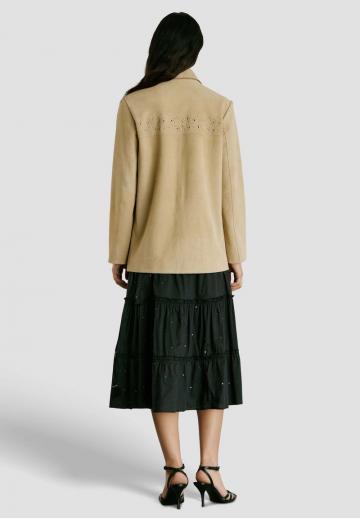 Кожаное пальто