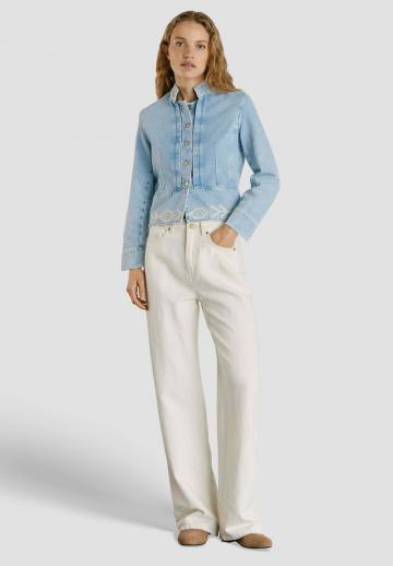 Джинсовая жилетка