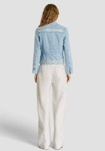 Джинсовая жилетка