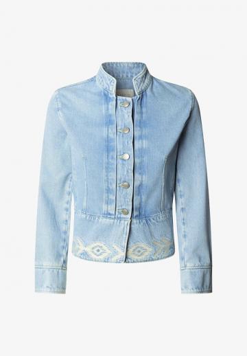 Джинсовая жилетка