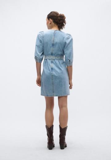 Джинсовое платье