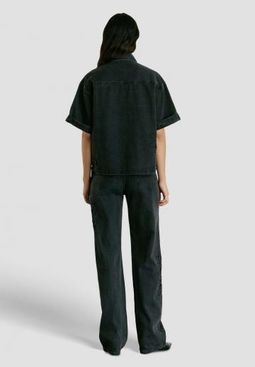 Джинсовая блузка