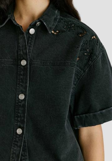 Джинсовая блузка