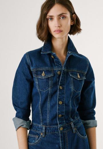 Джинсовый комбинезон