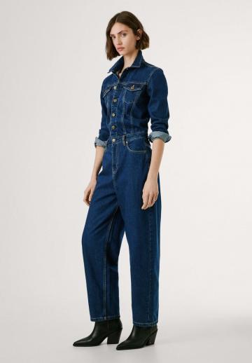 Джинсовый комбинезон