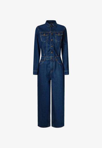 Джинсовый комбинезон