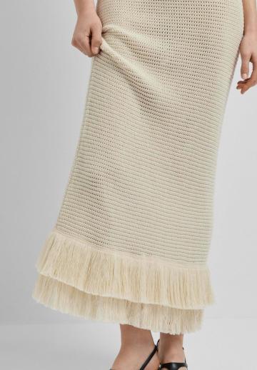 Вязаное платье