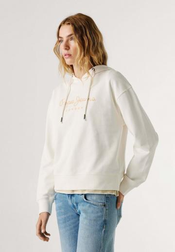 Пуловер с капюшоном