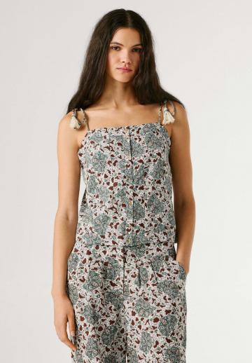 Топ на бретельках