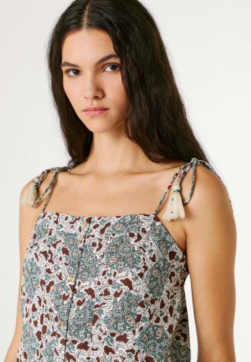 Топ на бретельках