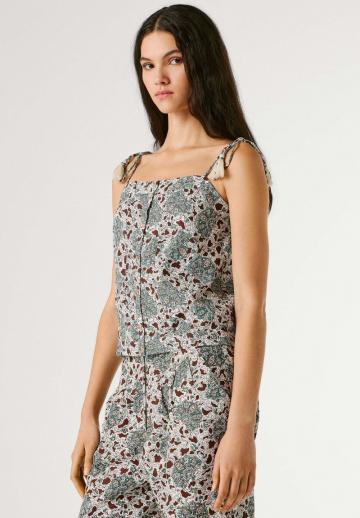 Топ на бретельках