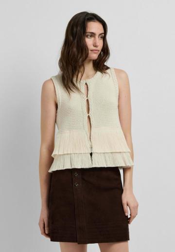 Блузка без рукавов