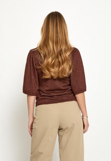 Пуловер с коротким рукавом