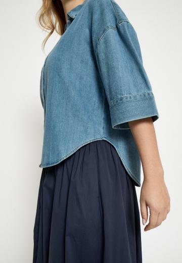 Джинсовая блузка