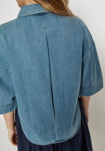 Джинсовая блузка