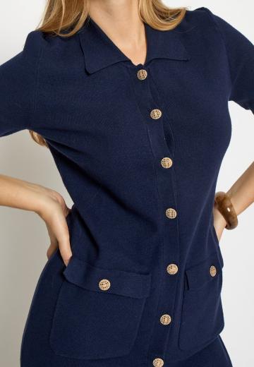 Вязаное платье