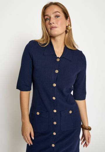 Вязаное платье