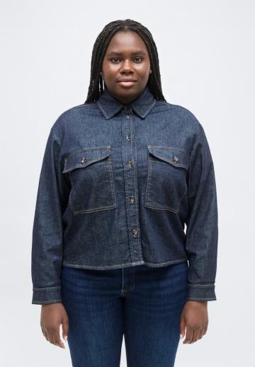 Джинсовая блузка