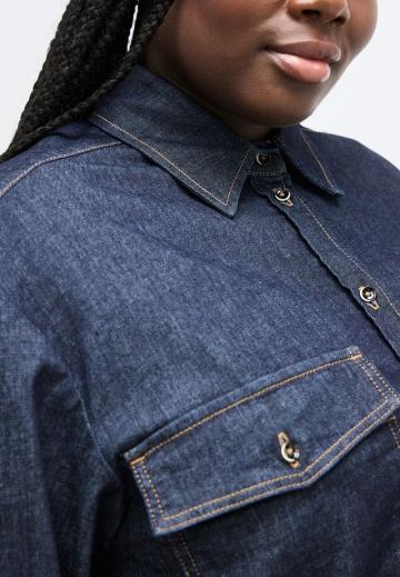 Джинсовая блузка